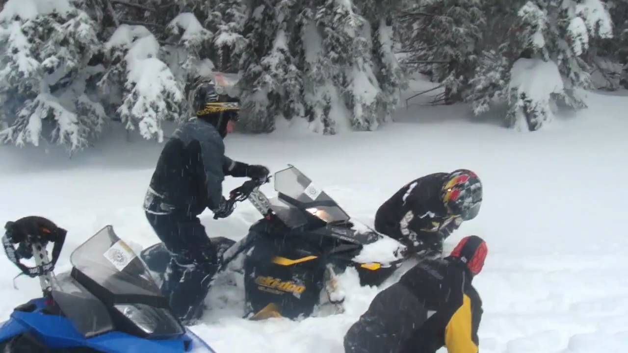 Snowmobiling West Yellowstone Montana Part 2 YouTube