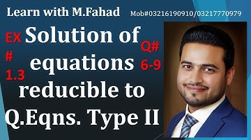 10th Maths Ch #1 Lecture #6 Ex#1.3 Q #6-9