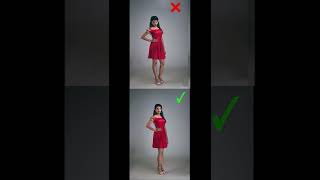 Right and wrong model pose | Ep 62 | #youtubeshorts #shorts #rightandwrongpose