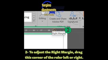 Margins adjustments with Ruler