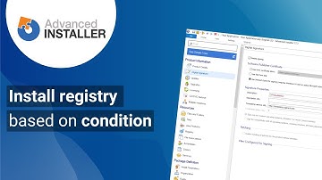 Install registry based on condition