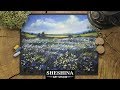 How to draw a meadow with soft pastels 🎨 For BEGINNERS