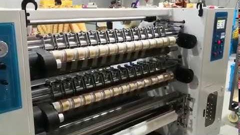 Super clear scotch tape making/ slitting/rewinding machine