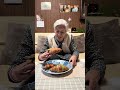 Baachan tries unique croissants🖤