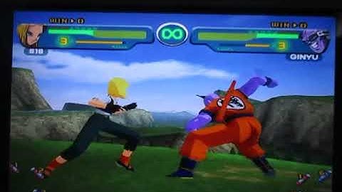Dragon Ball Z Budokai(Gamecube)-Android 18 vs Captain Ginyu II