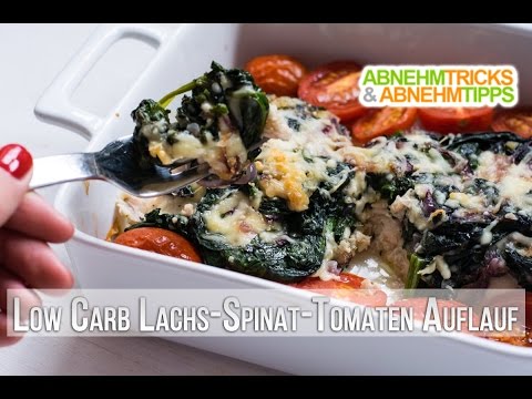 Abnehmen ohne Sport | Low Carb Rezepte mit Hüttenkäse und Lachs. 