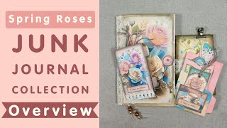 Spring Roses - Mini Junk Journal Collection Overview