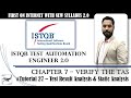 ISTQB Test Automation Engineer V2 0 Tutorial 27 Reason For Failures Static Analysis For Test ISTQB Test Automation Engineer V2 0 Tutorial 27 Reason For Failures Static Analysis For Test