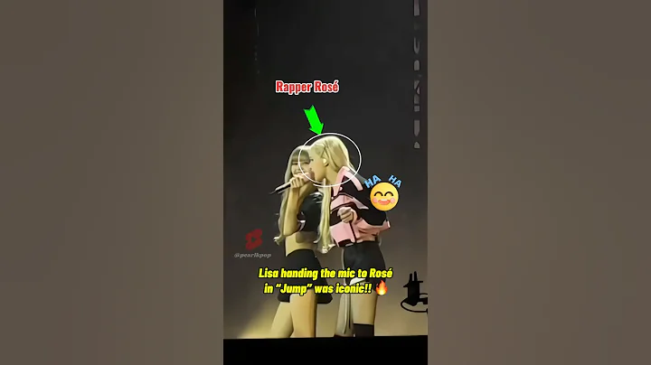 Rapper Rosé taking over Lisa’s rap in “Jump” at Deadline concert #blackpink #rosé #lisa #jump