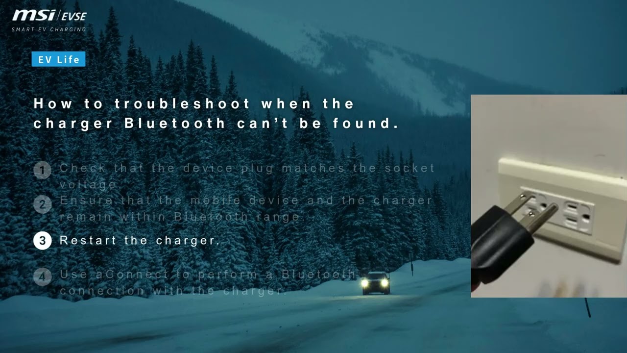 【EV Life】How to troubleshoot when the charger Bluetooth can’t be found