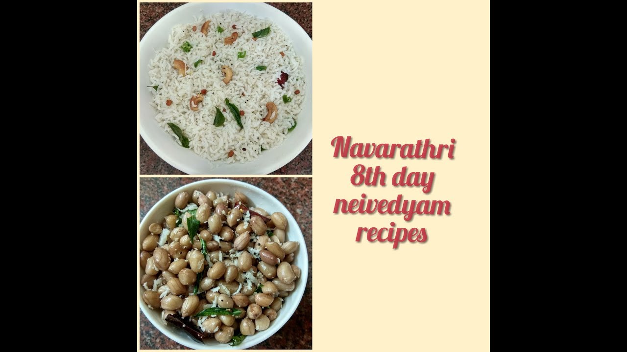 NAVRATRI 8TH DAY NAIVEDYAM RECIPES/Prasad recipes for navratri ...