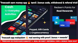 Freecash App Real Ya Fake? 💰 Earn Money &amp; Rewards | Bonus Code + Withdrawal Proof 🔥