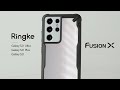 【Ringke】三星 Samsung Galaxy S21+ / S21 Plus Fusion X Case 防撞手機保護殼（迷彩黑） product youtube thumbnail