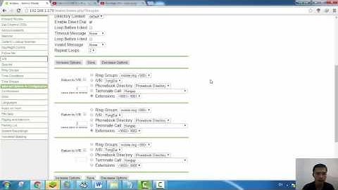 Cấu hình tổng đài IVR trên trixbox