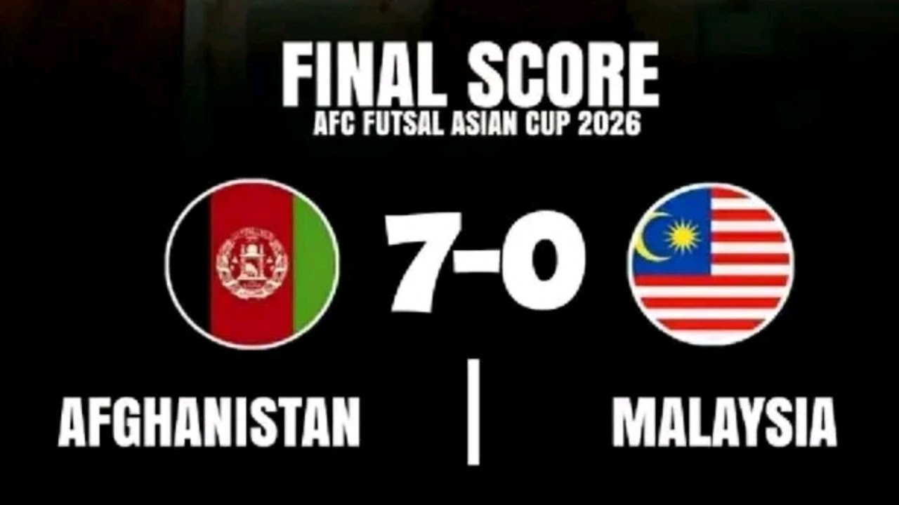 خلاصه بازی افغانستان با مالزیا! (برتری قاطع افغانستان)
