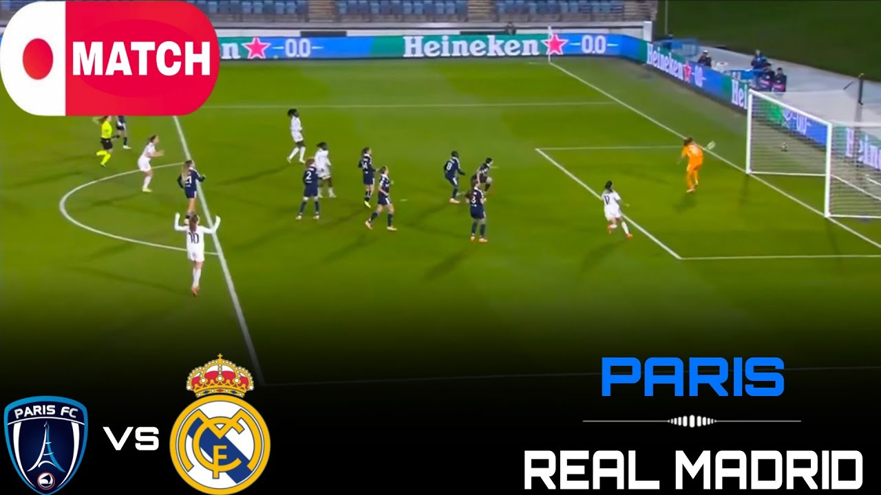 LIVE : Paris FC vs Real Madrid Live Stream / UEFA Women's Champions League Match - 2026