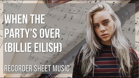 Recorder Sheet Music: How to play when the party