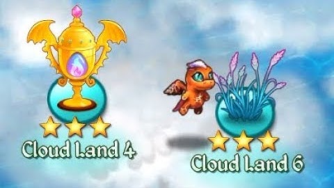 3 Stars in Cloud Land 6 - Merge Dragon iOS Gameplay Dragons Challenges