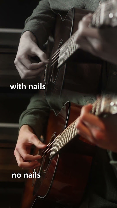Are nails required for fingerpicking?