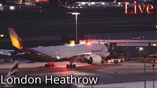 London Heathrow Airport Plane Spotting Sunset Emirates A380 & Evening Rush Hour