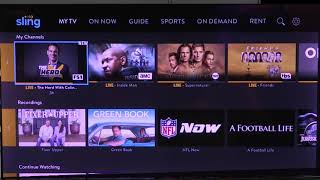 Sling TV My TV Tab DVR Tutorial