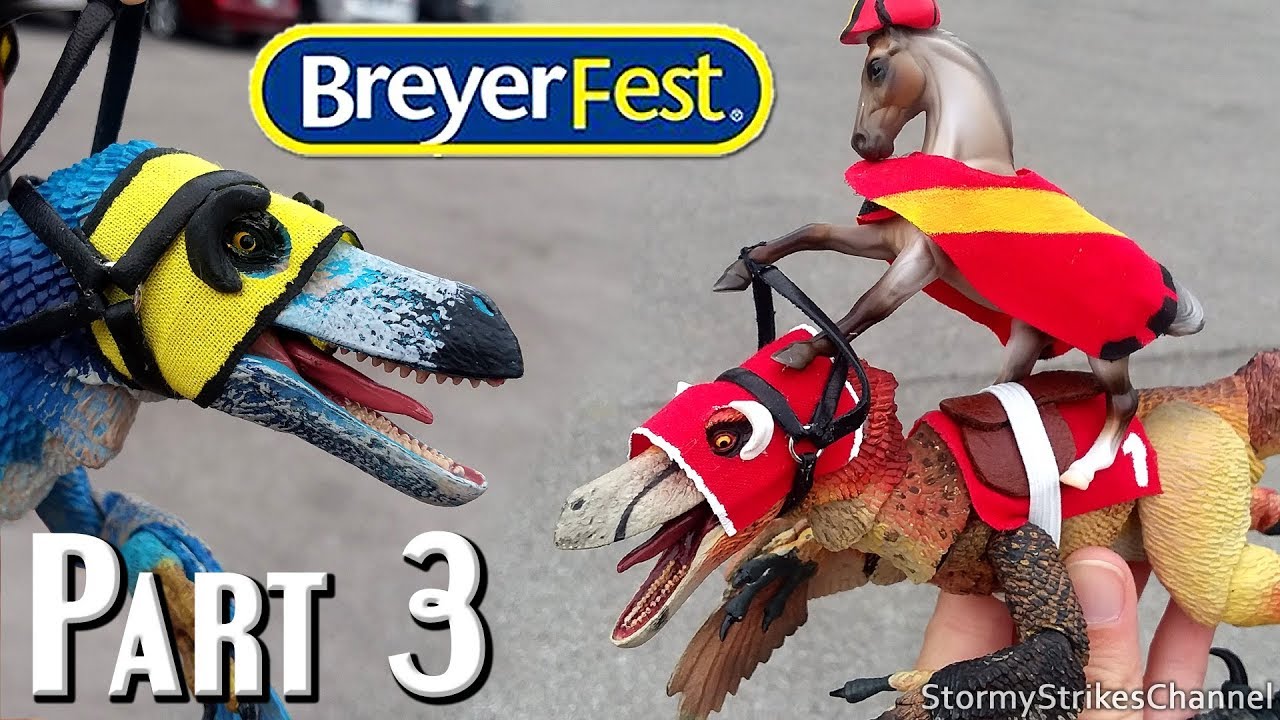 BreyerFest 2018 Vlog Series Part 3 Making My Velociraptor Lava Derby