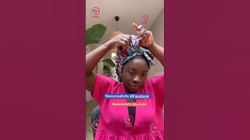 Quick Ankara Headwrap Tutorial #turban #shorts #scarf #headwrap #tutorial