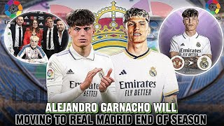 ALEJANDRO GARNACHO'S NEW FORMULA IS TO MOVE TO REAL MADRID AT THE END OF THE SEASON