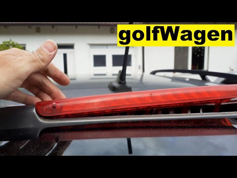 Skoda Octavia 2 3rd brake light replacement