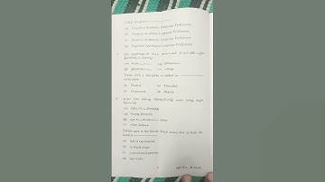 Language across the curriculum first semester question paper
