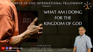 TGIF SUNDAY: What Am I Doing for the Kingdom of GOD