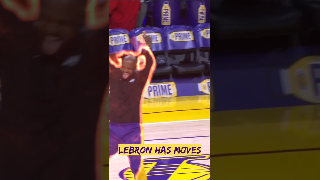 Lebron has his moves 😎 