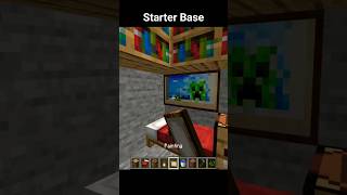 Easy Starter Base You NEED 😳🏡 | Minecraft #mctutorial #shortsminecraft #minecraftbuilding