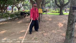 【八卦盤龍】【20210327(02)】建立力線，貫穿手尖到手肘到肩到背，無論是手持兵器或徒手練拳。( 老師補述 : 關節串連成線的肢體運用。)