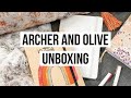 Unboxing my Brand Delight Welcome Pack from Archer and Olive!