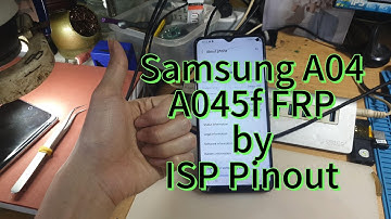 FRP Samsung A04F (SM-A045F) Bit B by Jtag ISP Pinout 2025
