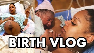BIRTH VLOG! *Raw and Real* Labor & Delivery | Dealing with anxiety during labor