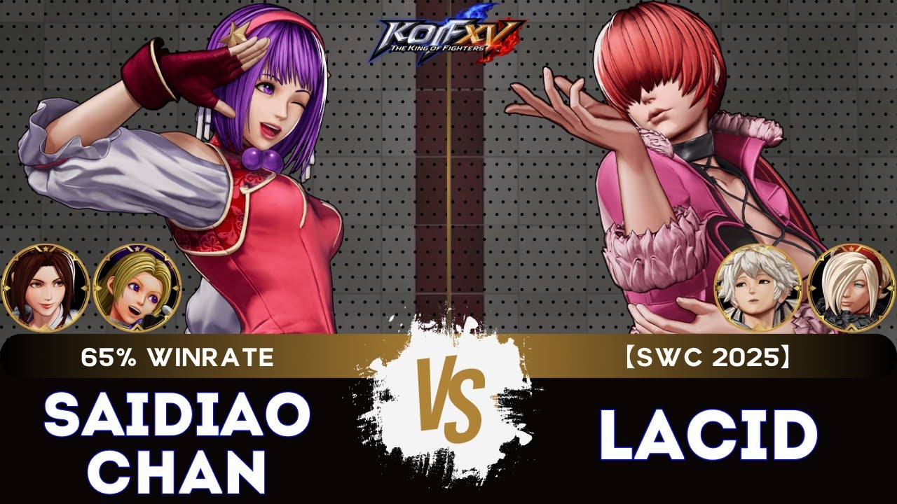 KOF XV🎞️SAIDIAOCHAN (Hinako/Mai/Athena) vs LACID (Meitekun/Shermie/Ash) 🎞️Replay Match - 08/25
