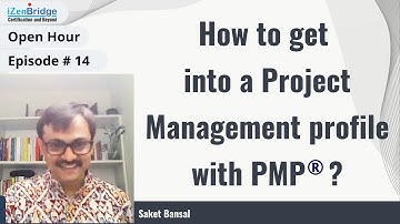 How to get into a project management profile with PMP®?