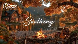 Cozy Autumn Guitar Music - Relaxing Acoustic Guitar Instrumental For Deep Sleep And Study