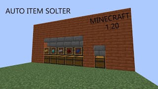 Minecraft EASY Automatic Sorting System 1.20 Tutorial |