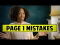 Mistakes That Screenwriters Make On Page 1 - Shannan E. Johnson