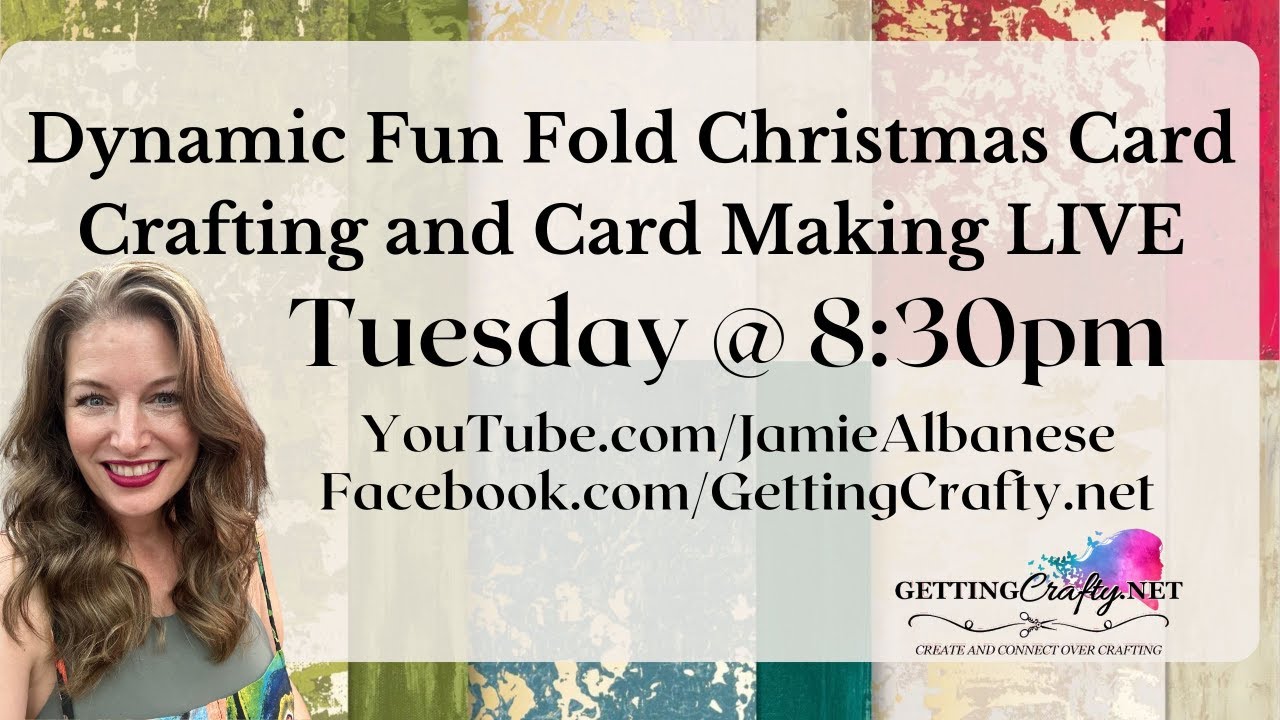 Dynamic Fun Fold Christmas Card Crafting and Card Making LIVE - YouTube