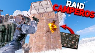 RAIDEAMOS LA TORRE DE UNOS CAMPEROS Y ESTABAN PETADOS!! - Ludovici RUST