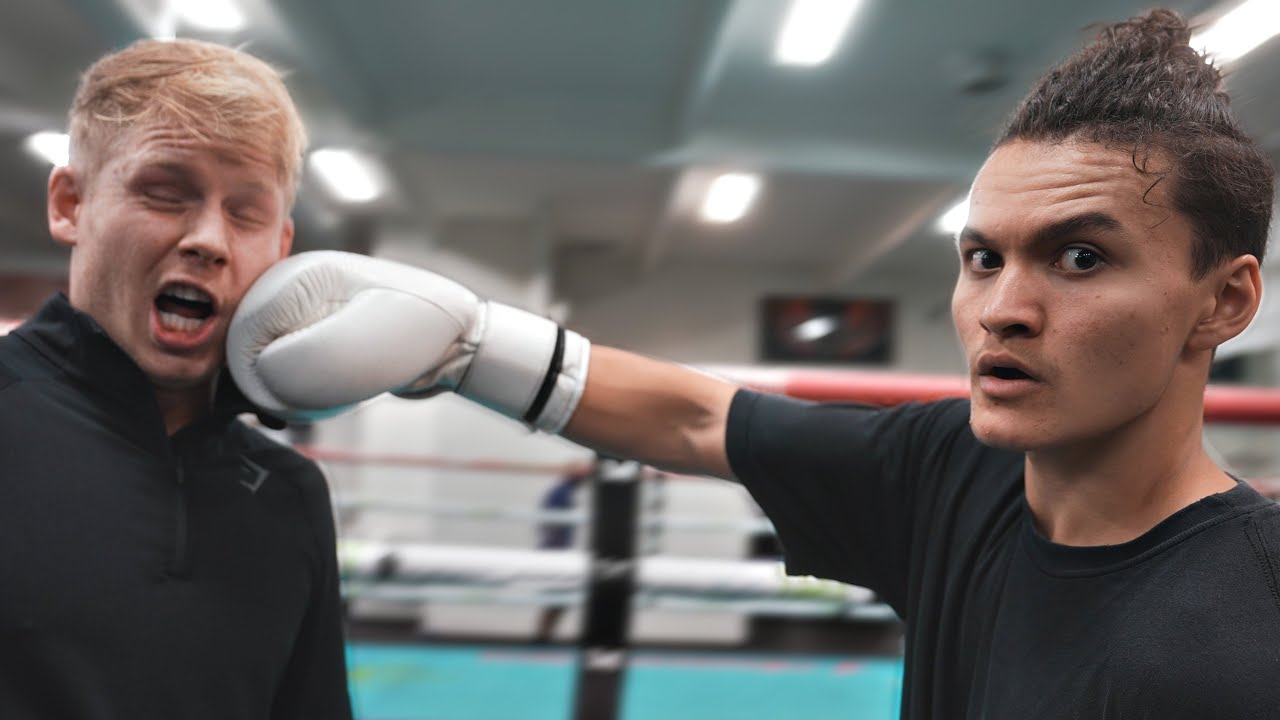 My First Time Boxing Sparring Faze Jarvis Youtube