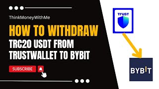 How to withdraw trc20 usdt from Trustwallet to Bybit Exchange| Transfer Trc20 USDT From Bybit