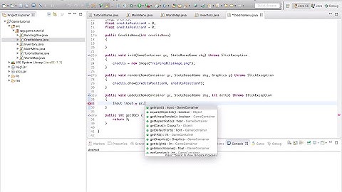 Making A Java Game Using Slick2D | Episode 13: Credits Screen