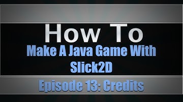 Making A Java Game Using Slick2D | Episode 13: Credits Screen