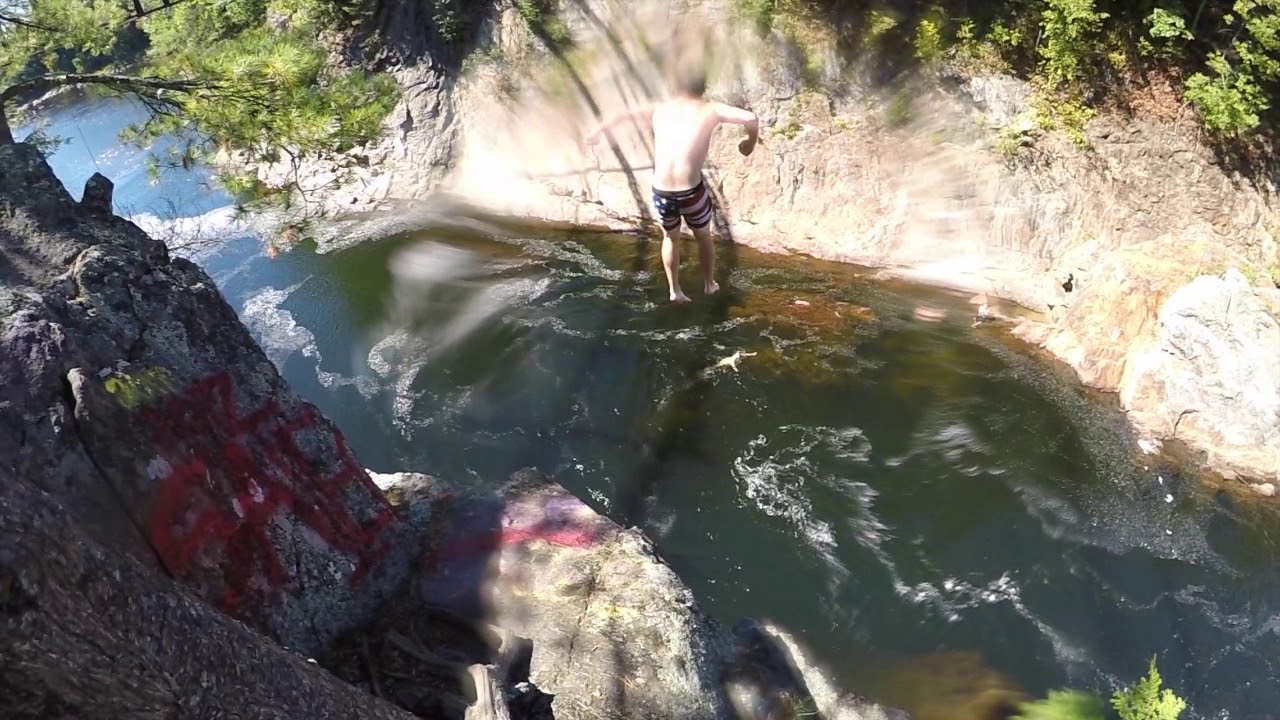 Livermore Falls Cliff Jumping NH YouTube