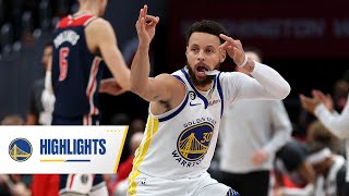 Jordan Poole and Stephen Curry Combine for 73 Points vs. Wizards | Jan. 16, 2023